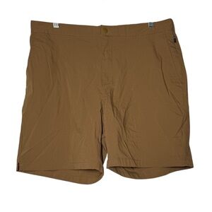 Old Navy Brown Slim Khaki Shorts Built-In Flex Size Large NWT Summer Preppy